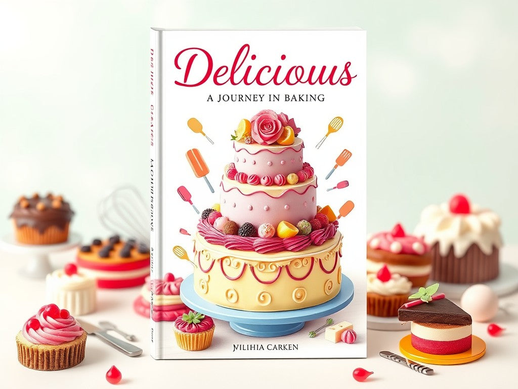 "The Magical Cake Booklet: Pages of✨ the Most Delicious Recipes & Golden Tips!" .